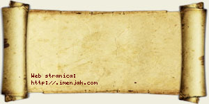 Anđelija Janjić vizit kartica